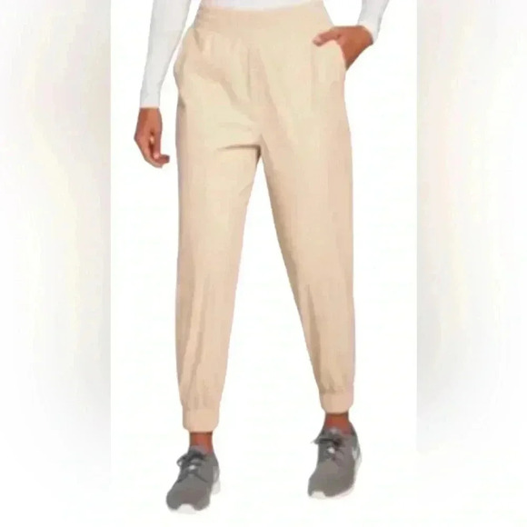 CALIA Women's Ath-Leather Jogger NEW Cream-Colored Faux Leather Size XL. - Picture 5 of 5